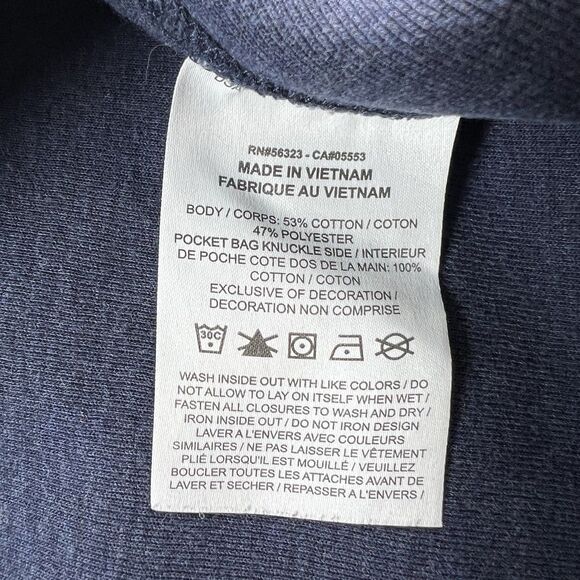 Nike Joggers Sweatpants Mens Large Navy Blue 32x30 Tapered Drawstring Pockets - Picture 15 of 16